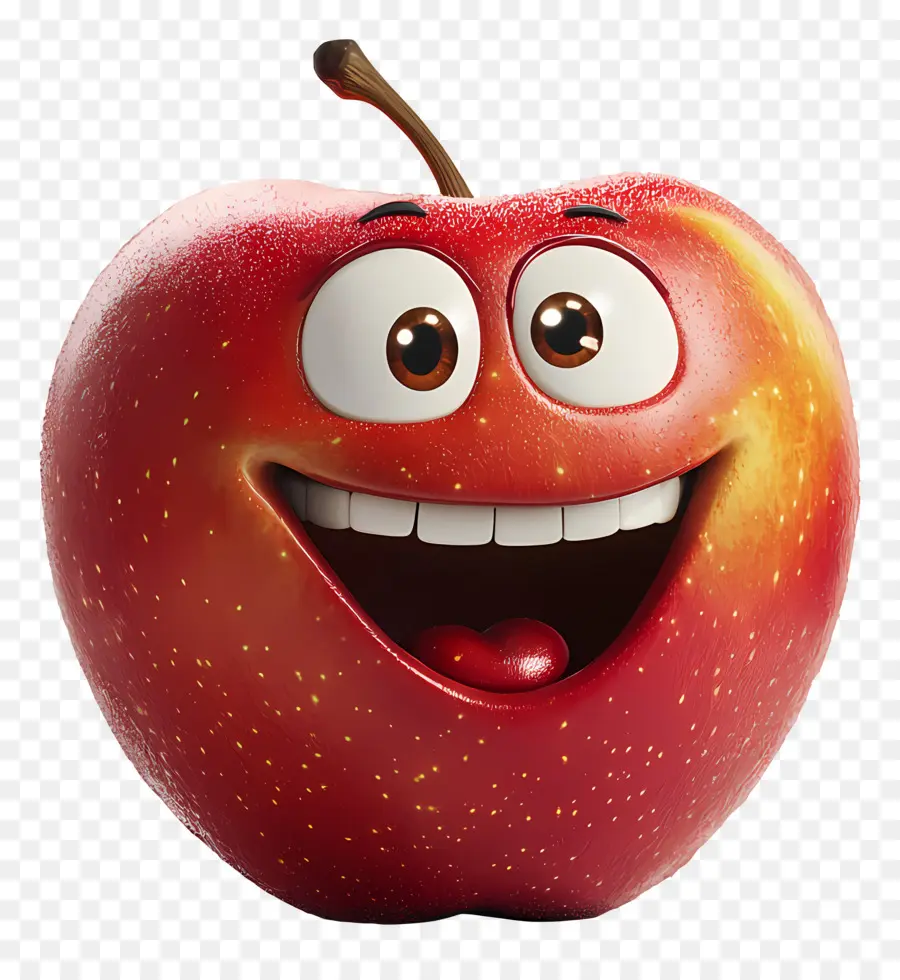 Manzana Roja，Dibujos Animados De Manzana Roja PNG