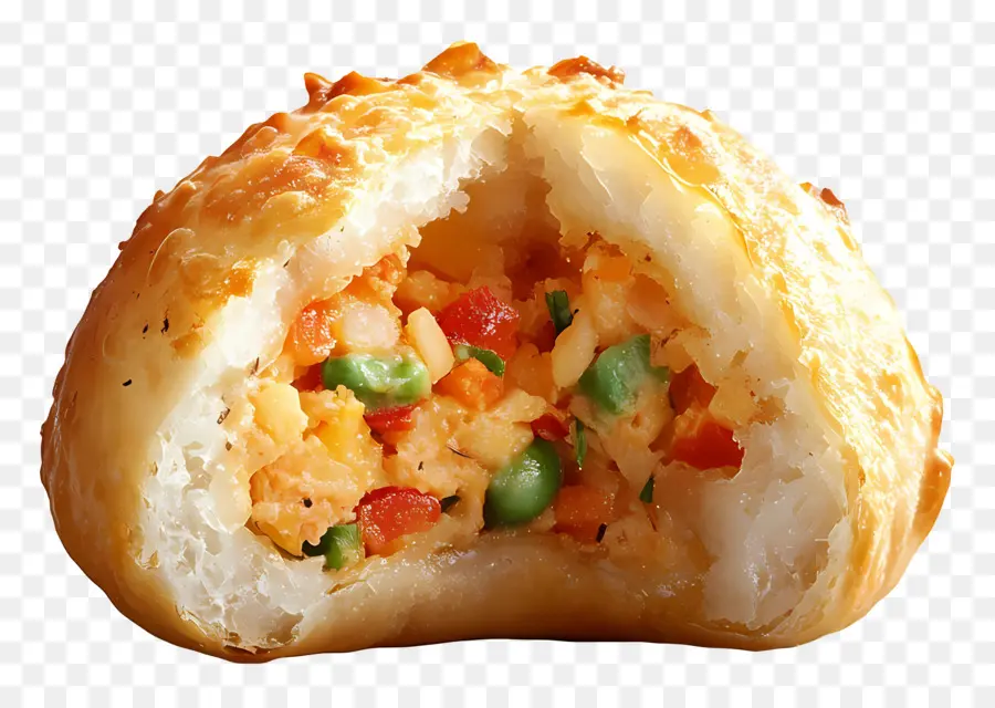 Hojaldre Come La Mitad，Pastelería Rellena PNG