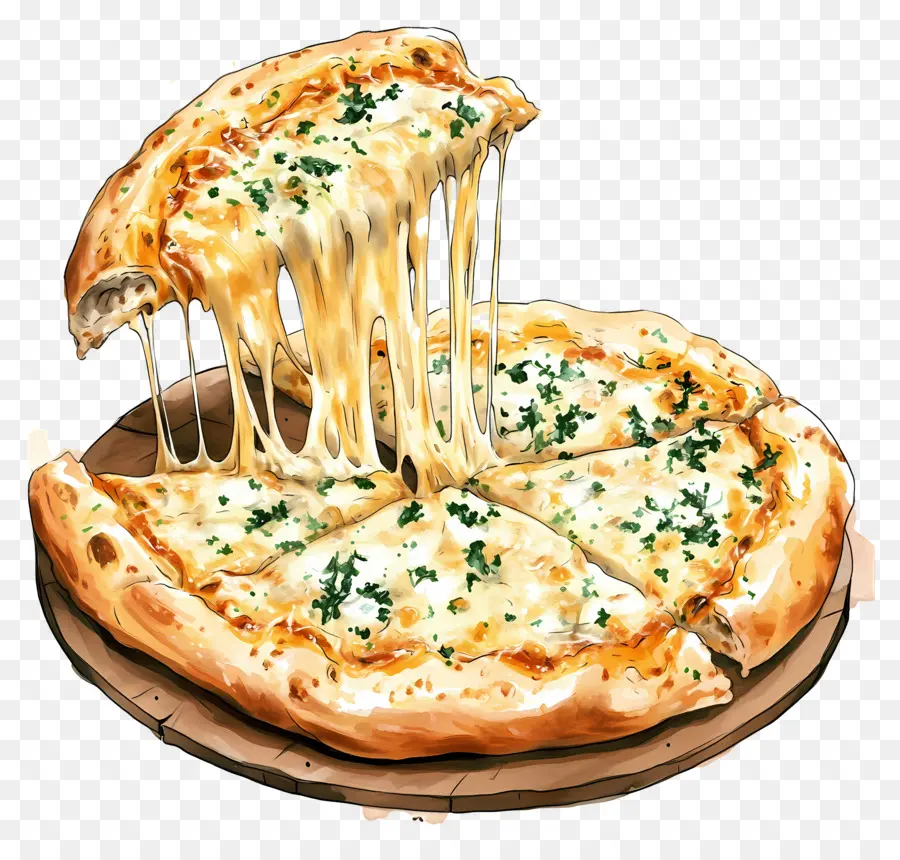 Tira De Queso，Pizza De Queso PNG