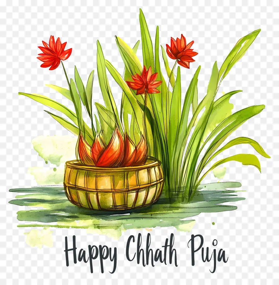 Feliz Chhath Puja，Saludo Chhath Puja PNG