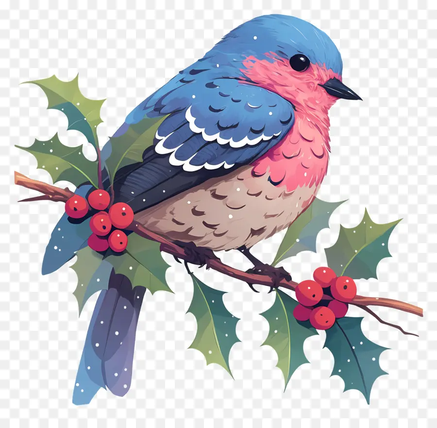 Pájaro De Invierno，Pájaro Azul PNG