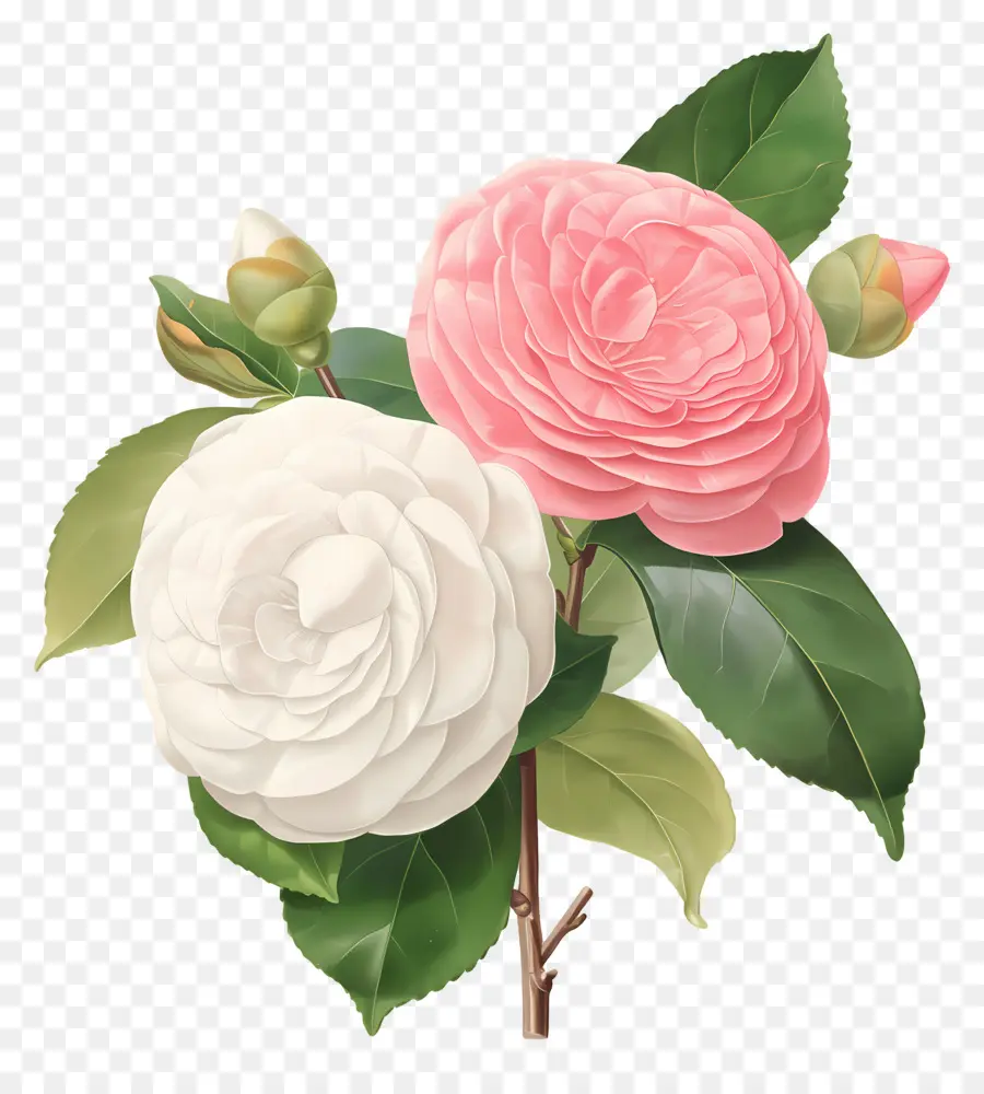 Camelias，Flores De Camelia PNG