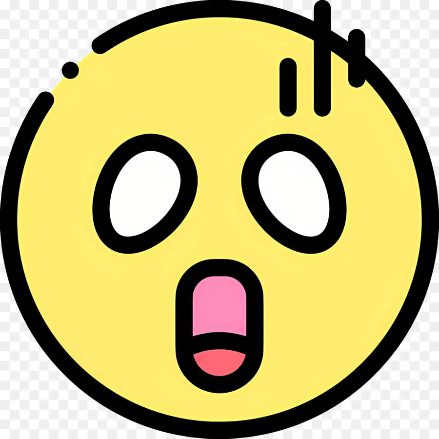 Emoji Sorprendido，Rostro PNG