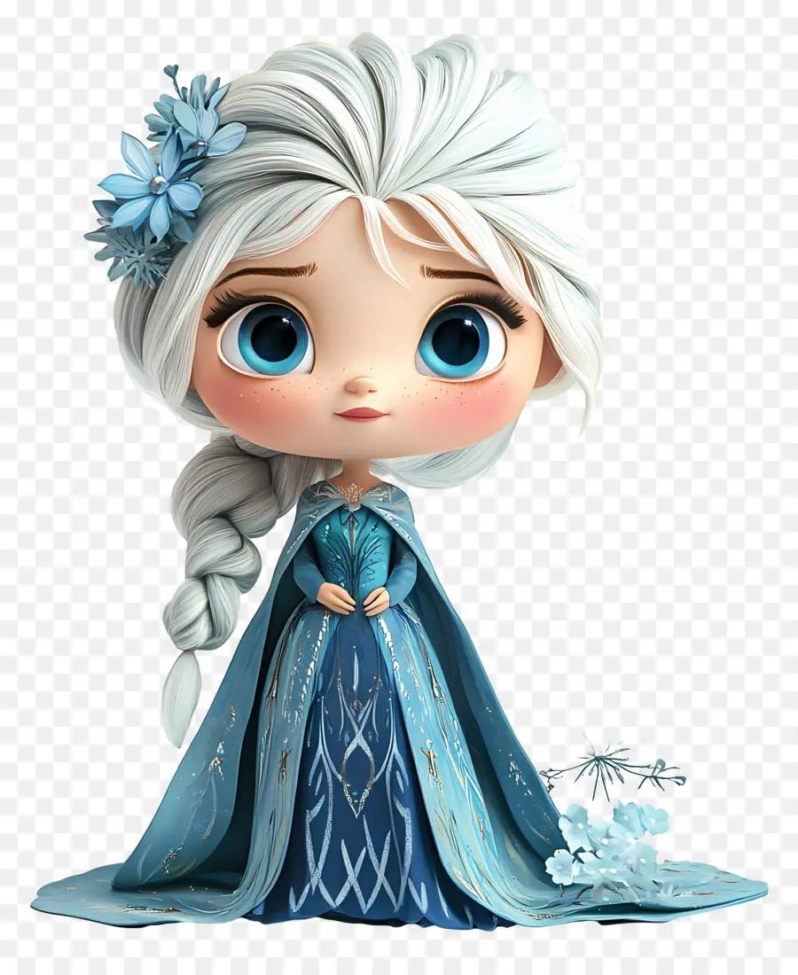 Princesa Elsa，Princesa De Dibujos Animados PNG