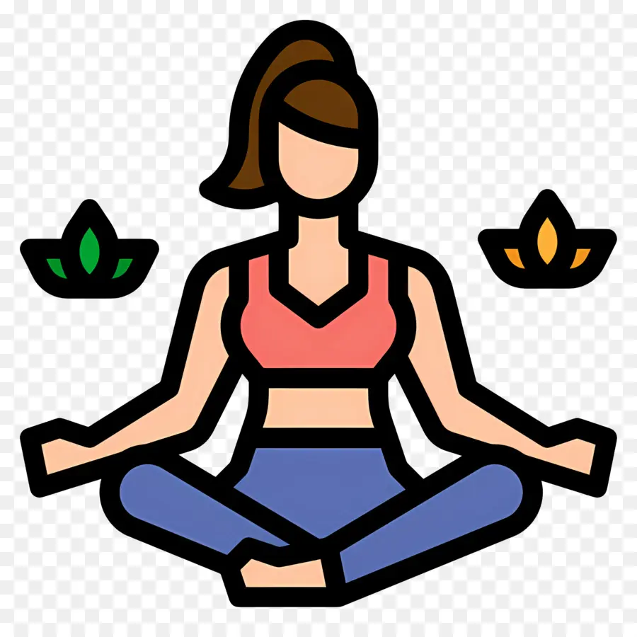 Meditación，Yoga PNG