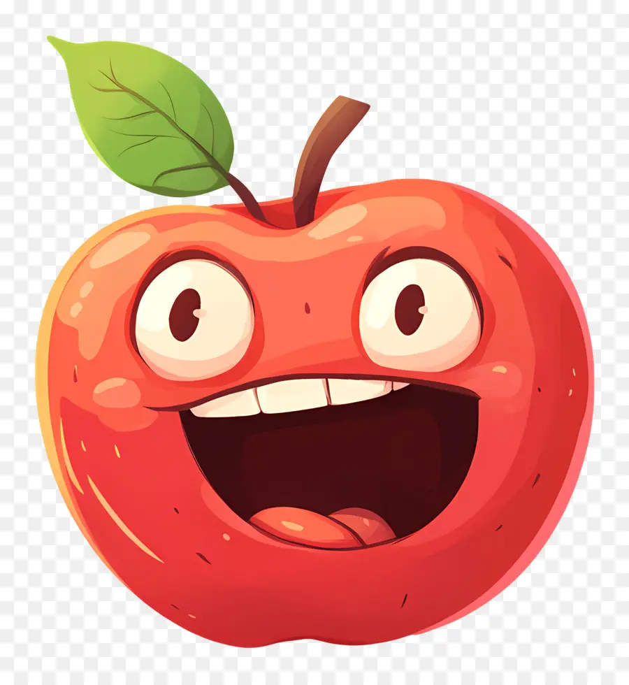 Manzana Roja，Dibujos Animados De Manzana Roja PNG