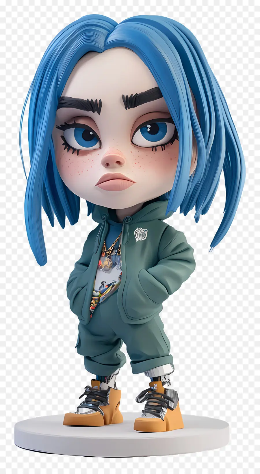 Billie Eilish，Personaje De Dibujos Animados PNG