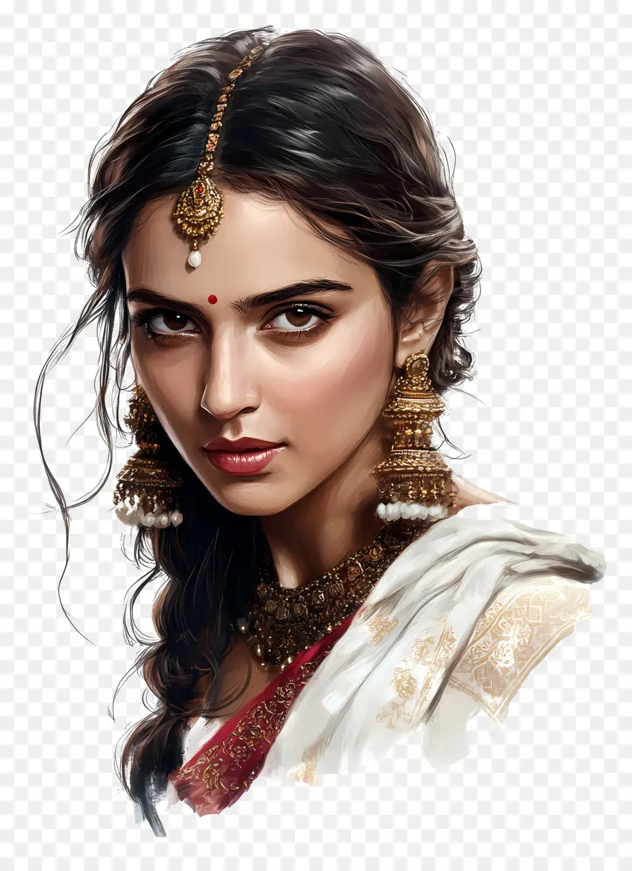 Deepika Padukone，Mujer Tradicional PNG