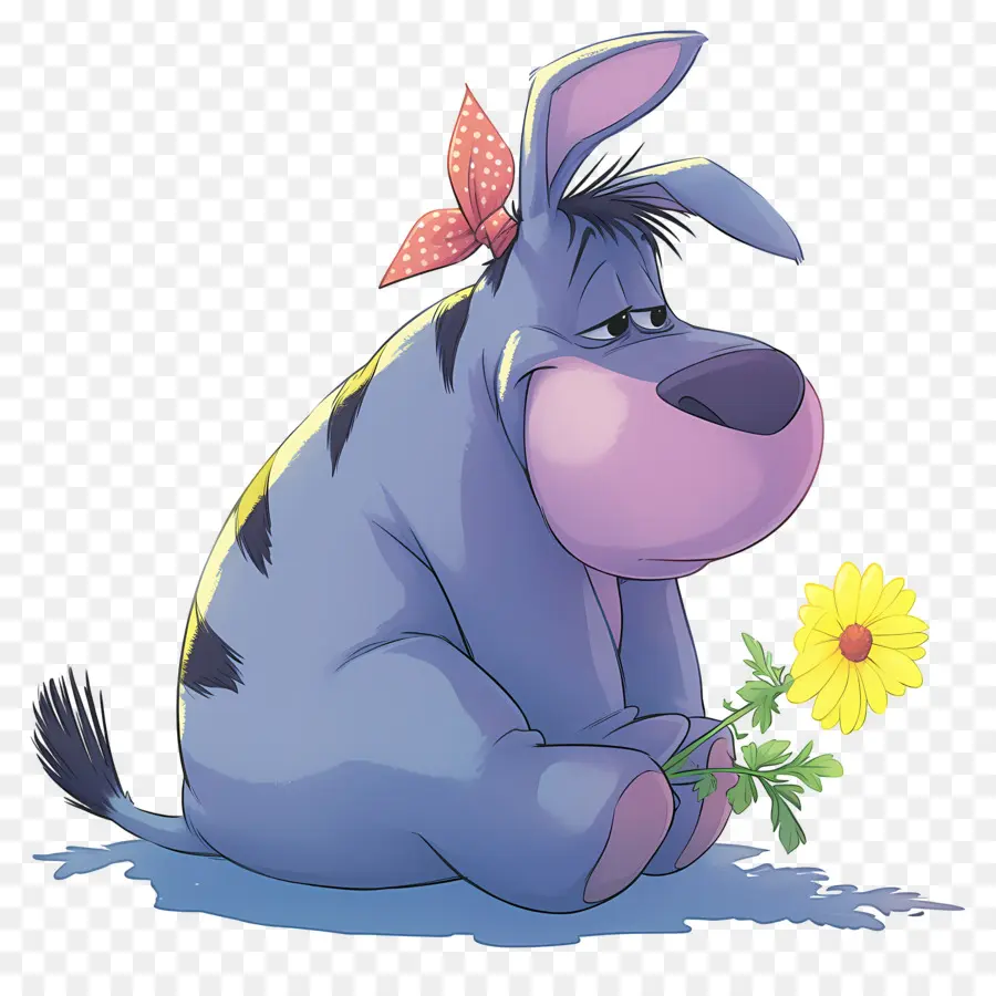 Eeyore，Burro De Dibujos Animados PNG