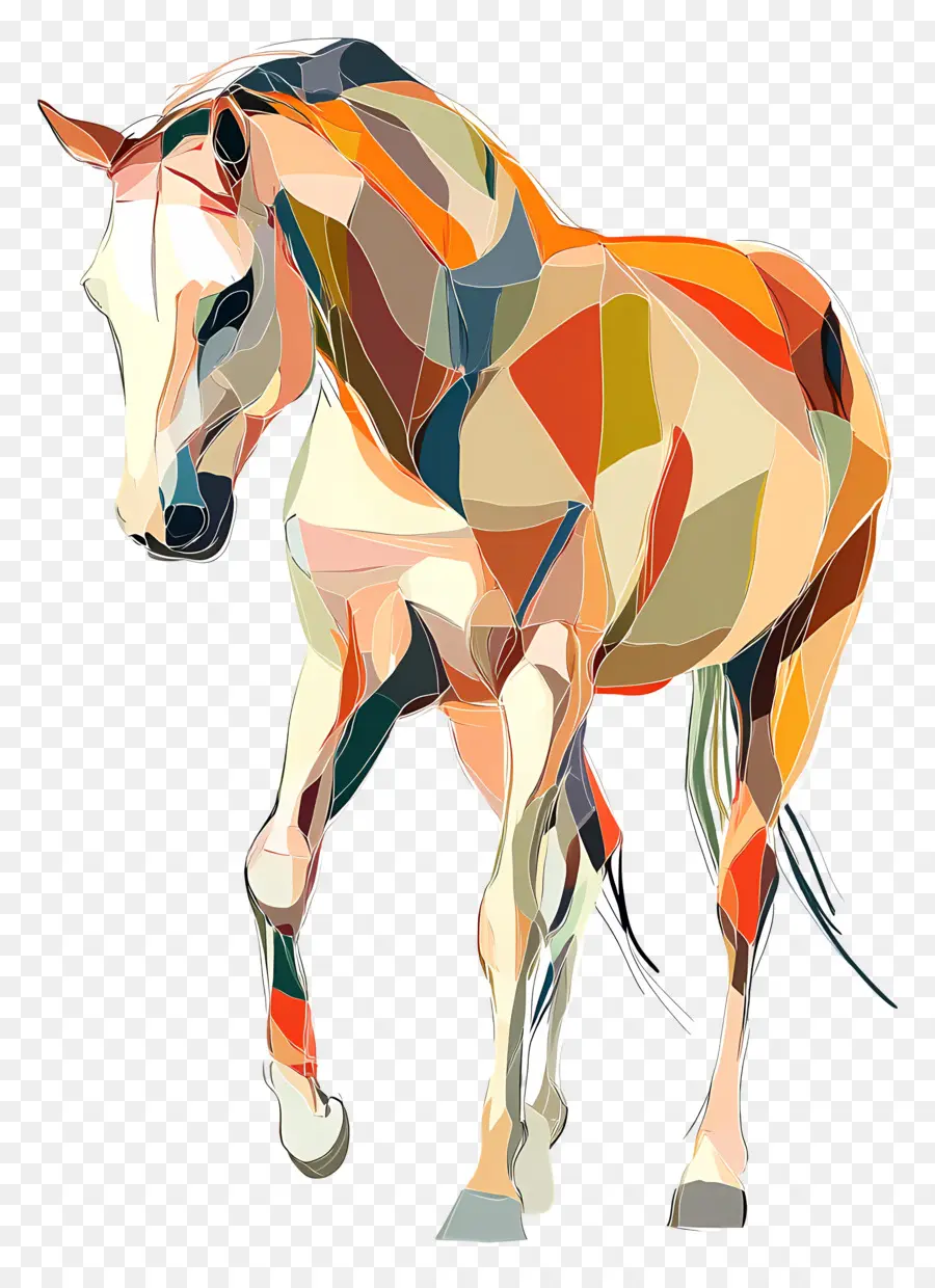 Vaquero，Caballo Colorido PNG