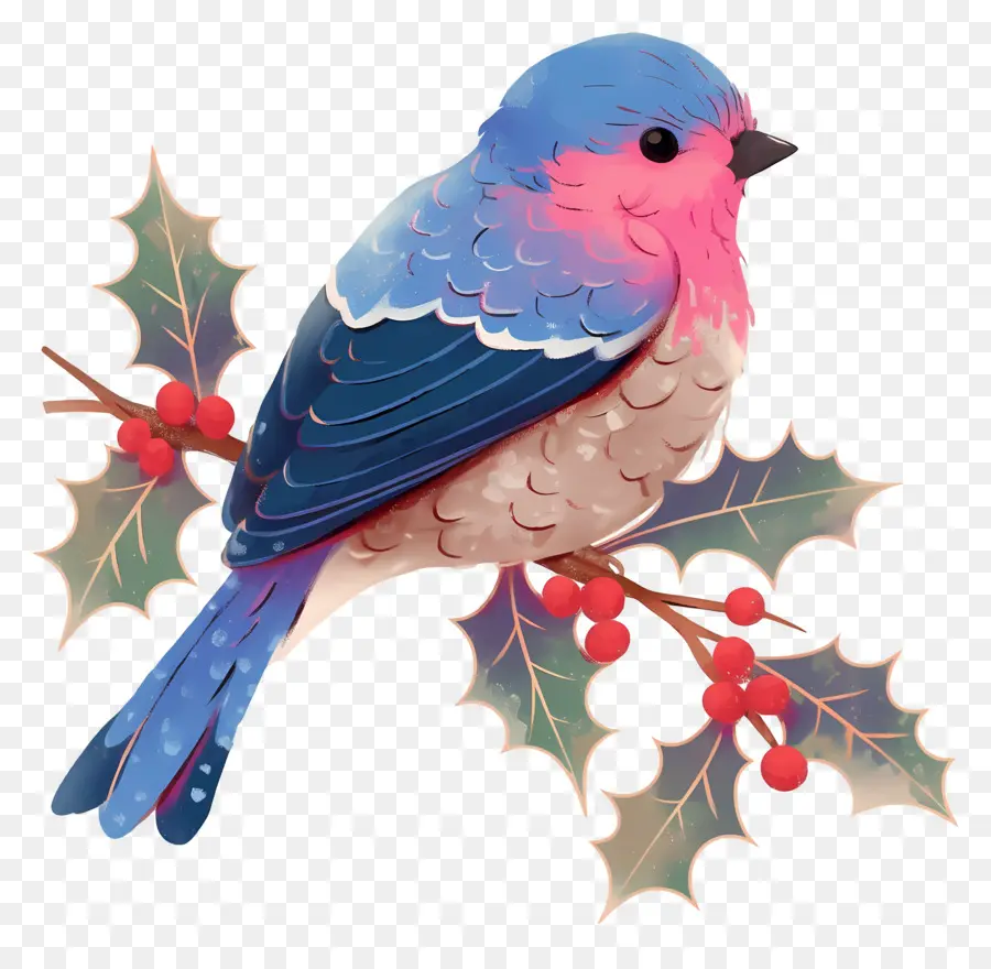 Pájaro De Invierno，Pájaro Azul PNG