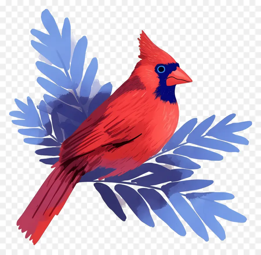 Pájaro De Invierno，Cardenal Rojo PNG