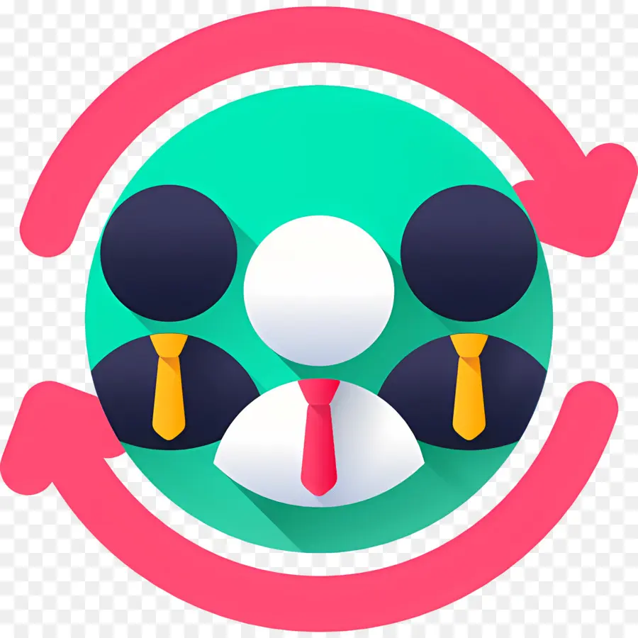 Liderazgo，Icono De Trabajo En Equipo PNG