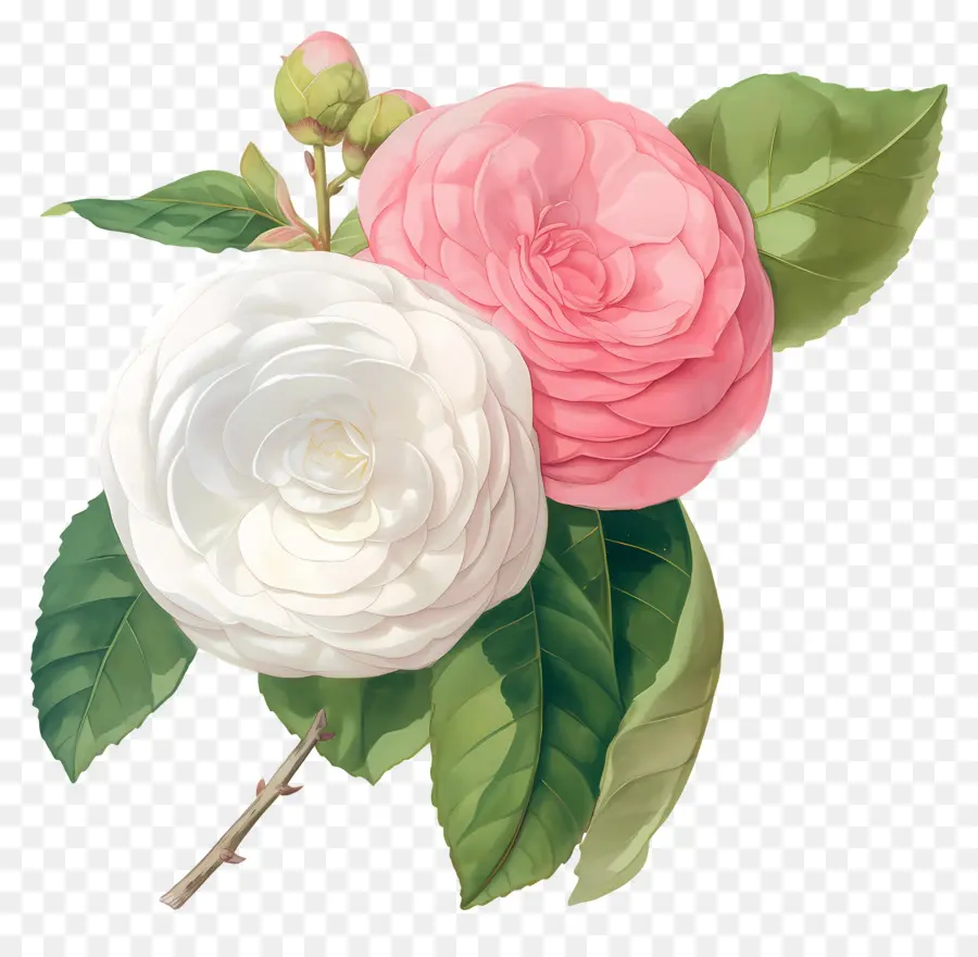 Camelias，Flores De Camelia PNG