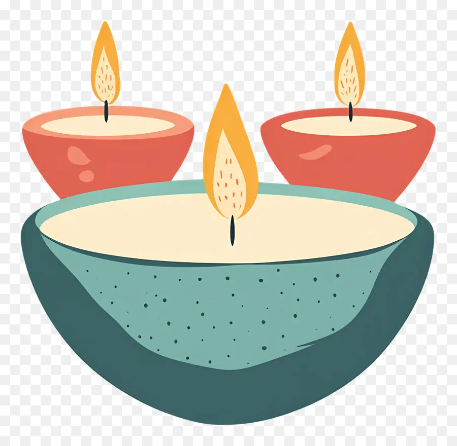 Lámparas De Diwali，Velas PNG