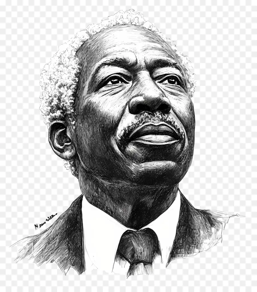 Julius Nyerere，Bosquejo De Anciano PNG