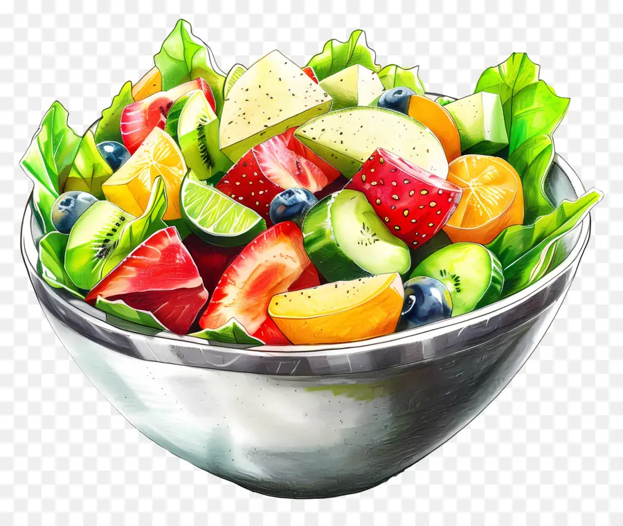 Ensalada Waldorf，Ensalada De Fruta PNG