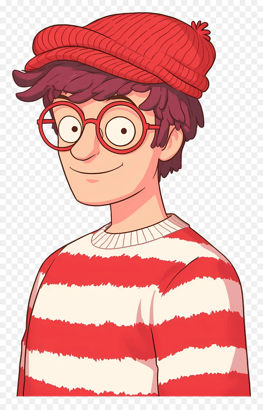 Waldo，Personaje De Camisa A Rayas PNG