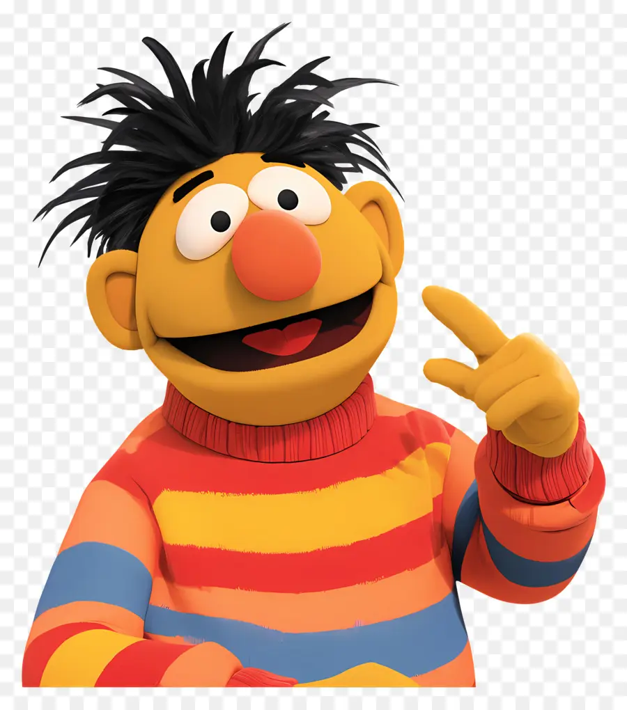 Ernie，Personaje De Dibujos Animados PNG