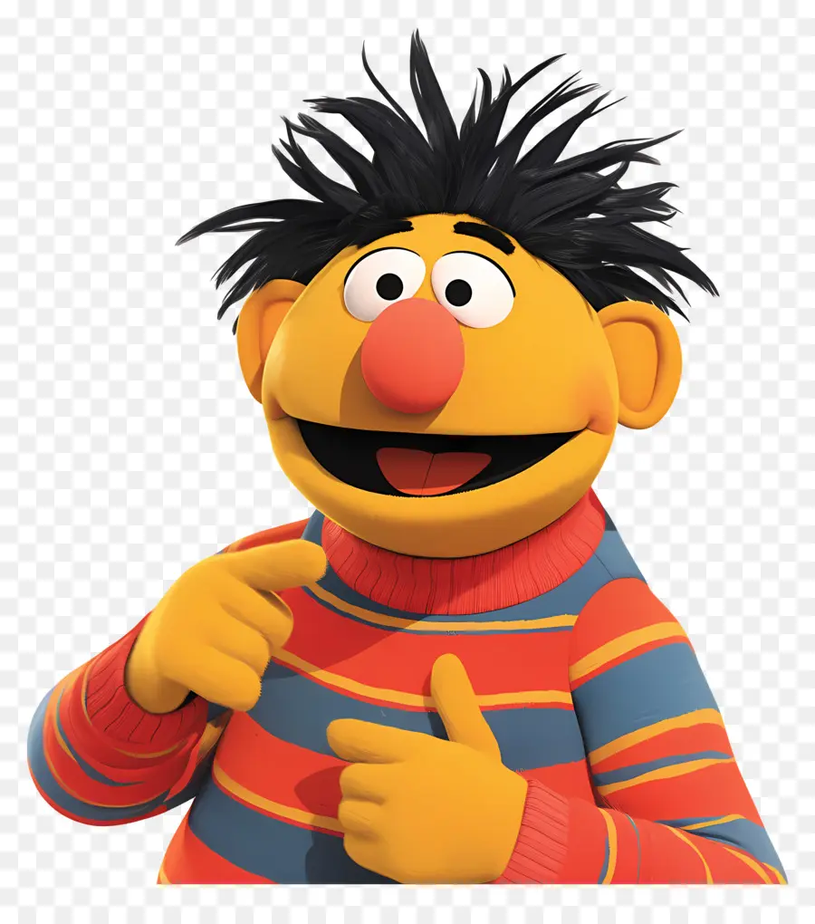 Ernie，Personaje De Dibujos Animados PNG