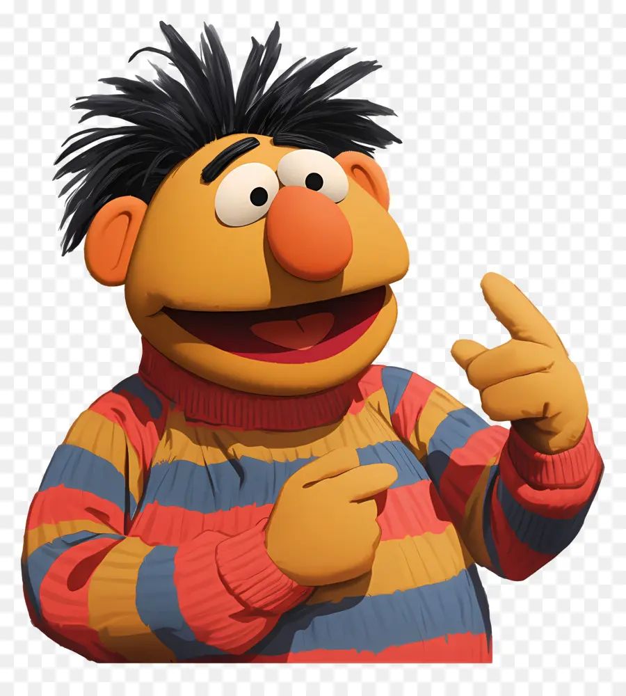 Ernie，Personaje De Dibujos Animados PNG