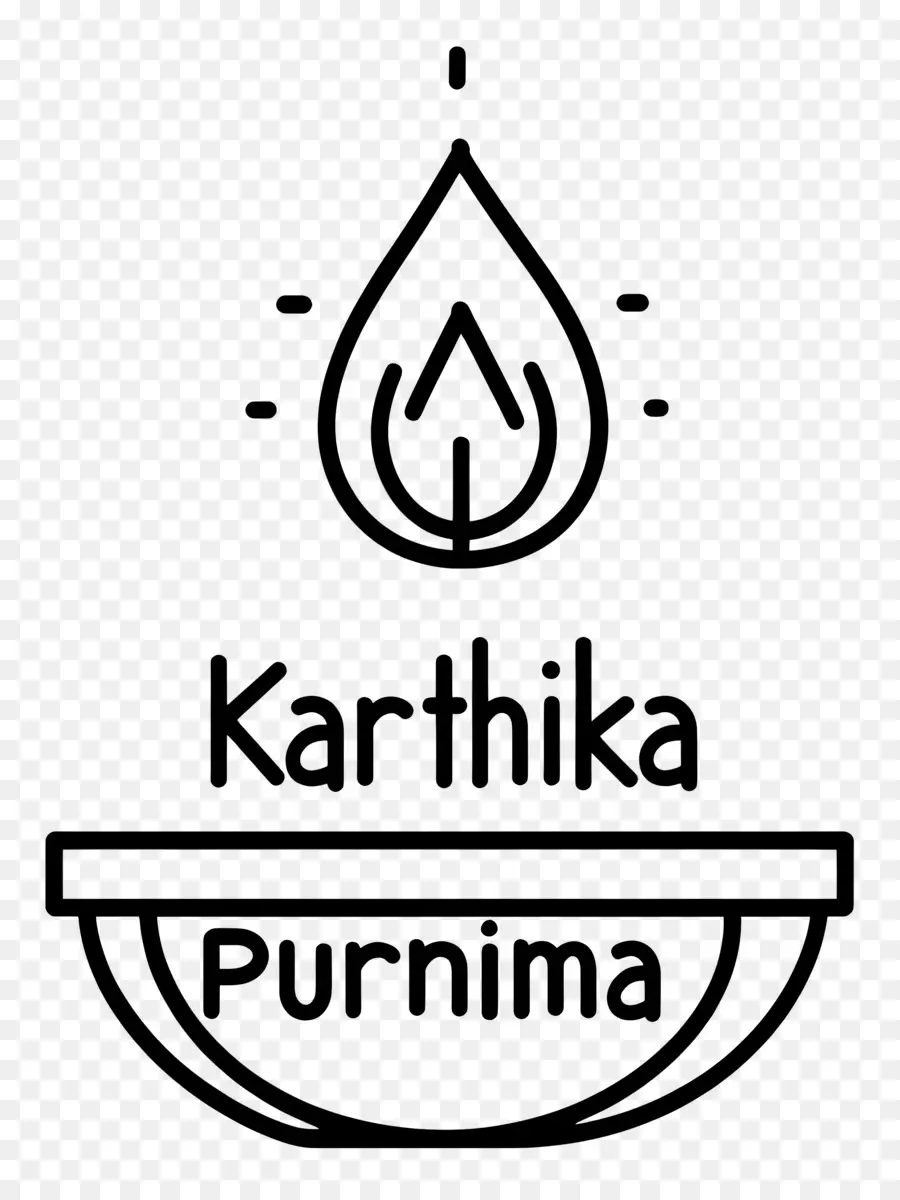 Karthika Purnima，Esquema Simple De Diya PNG