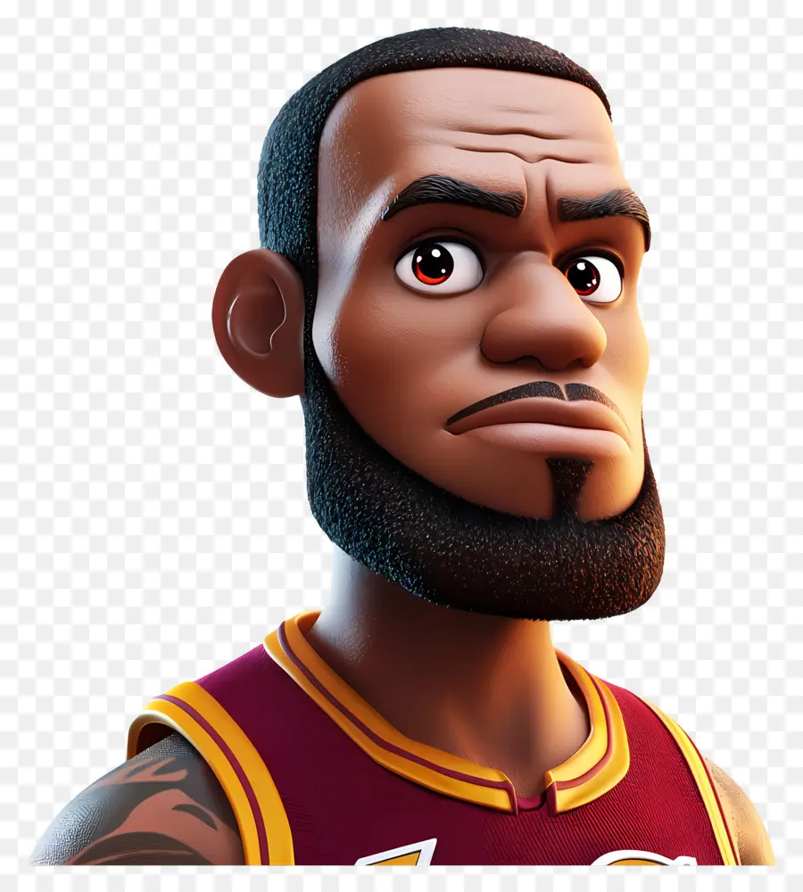 Lebron James，Dibujos Animados De Jugador De Baloncesto PNG