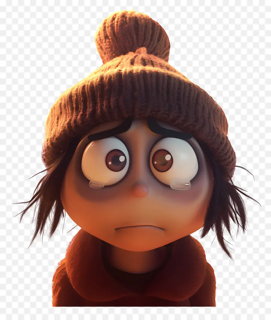 Persona Llorando，Personaje De Insecto Triste PNG