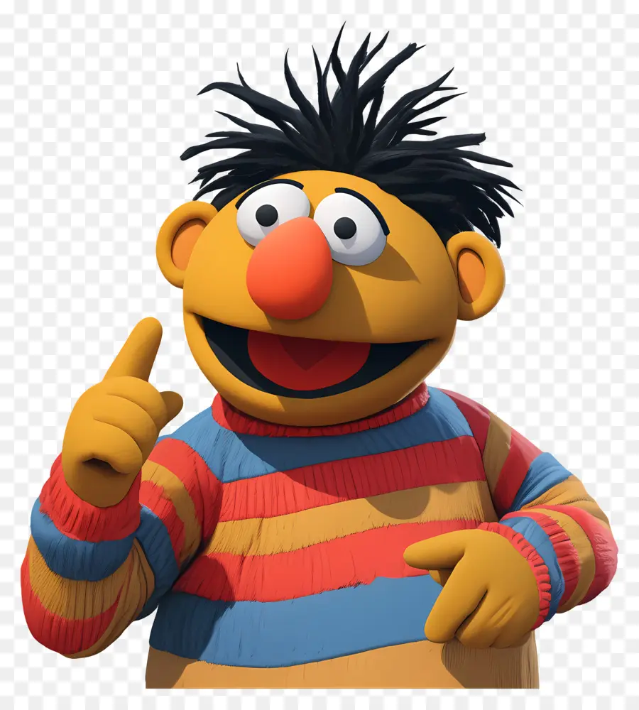 Ernie，Personaje De Dibujos Animados PNG