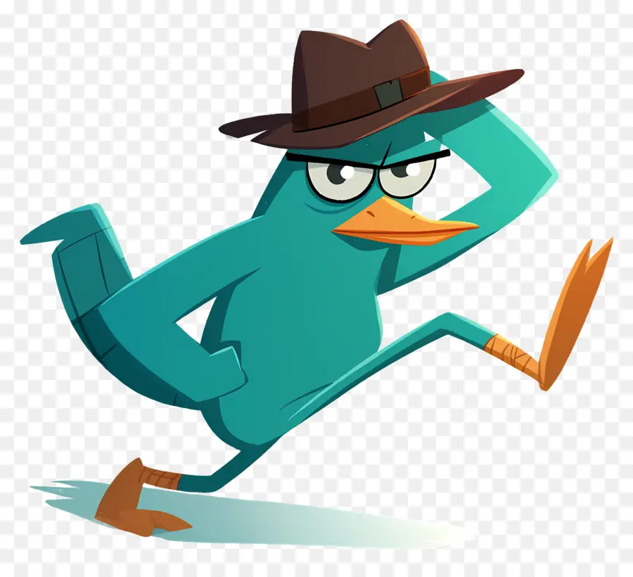 Perry El Ornitorrinco，Agente Ornitorrinco En Acción PNG