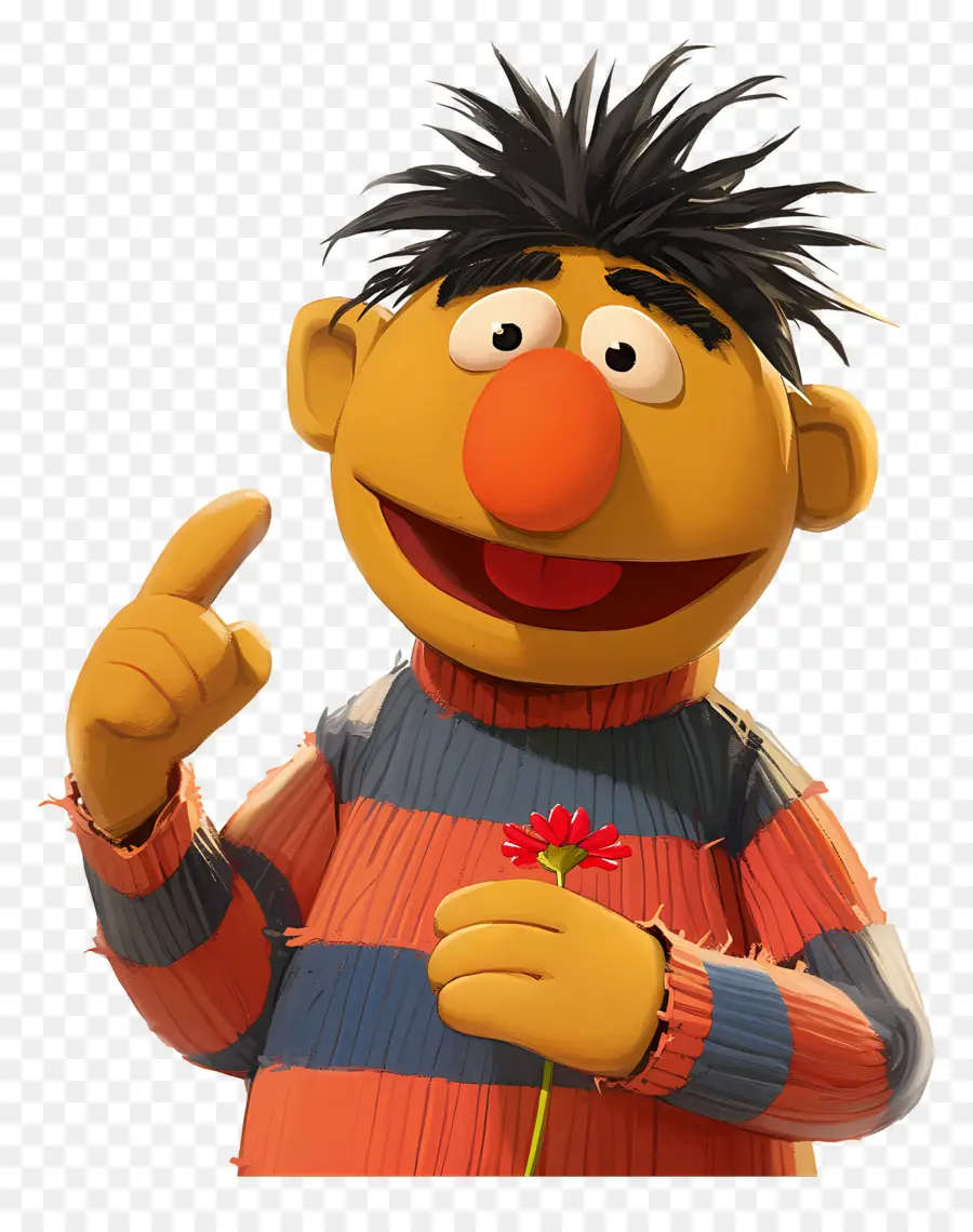 Ernie，Marioneta Naranja PNG