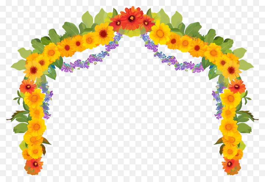 Guirnalda De Boda India，Arco Floral PNG