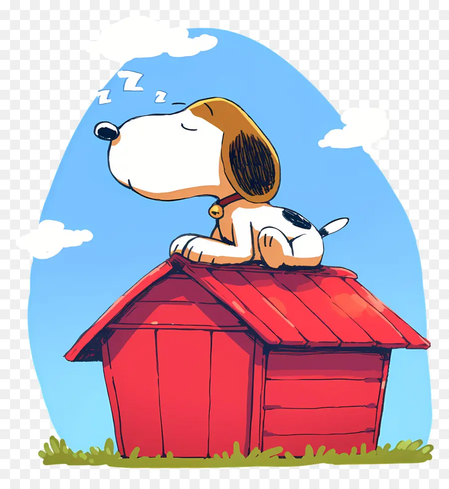 Snoopy Durmiendo，Perro De Dibujos Animados PNG