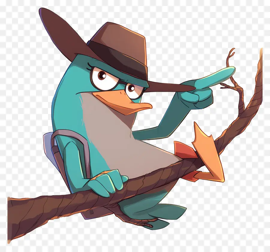 Perry El Ornitorrinco，Agente Ornitorrinco PNG