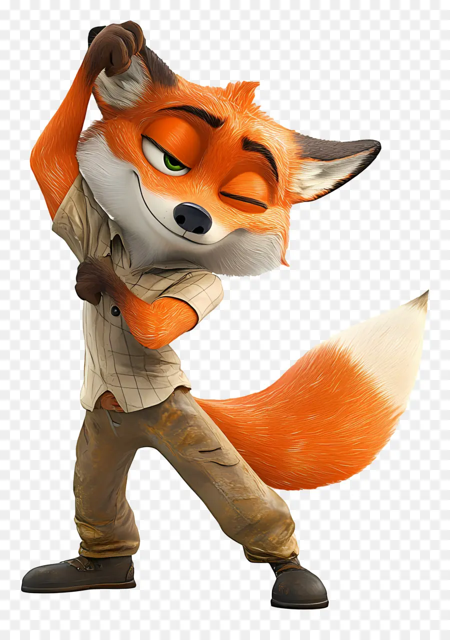 Nick Wilde，Zorro De Dibujos Animados PNG