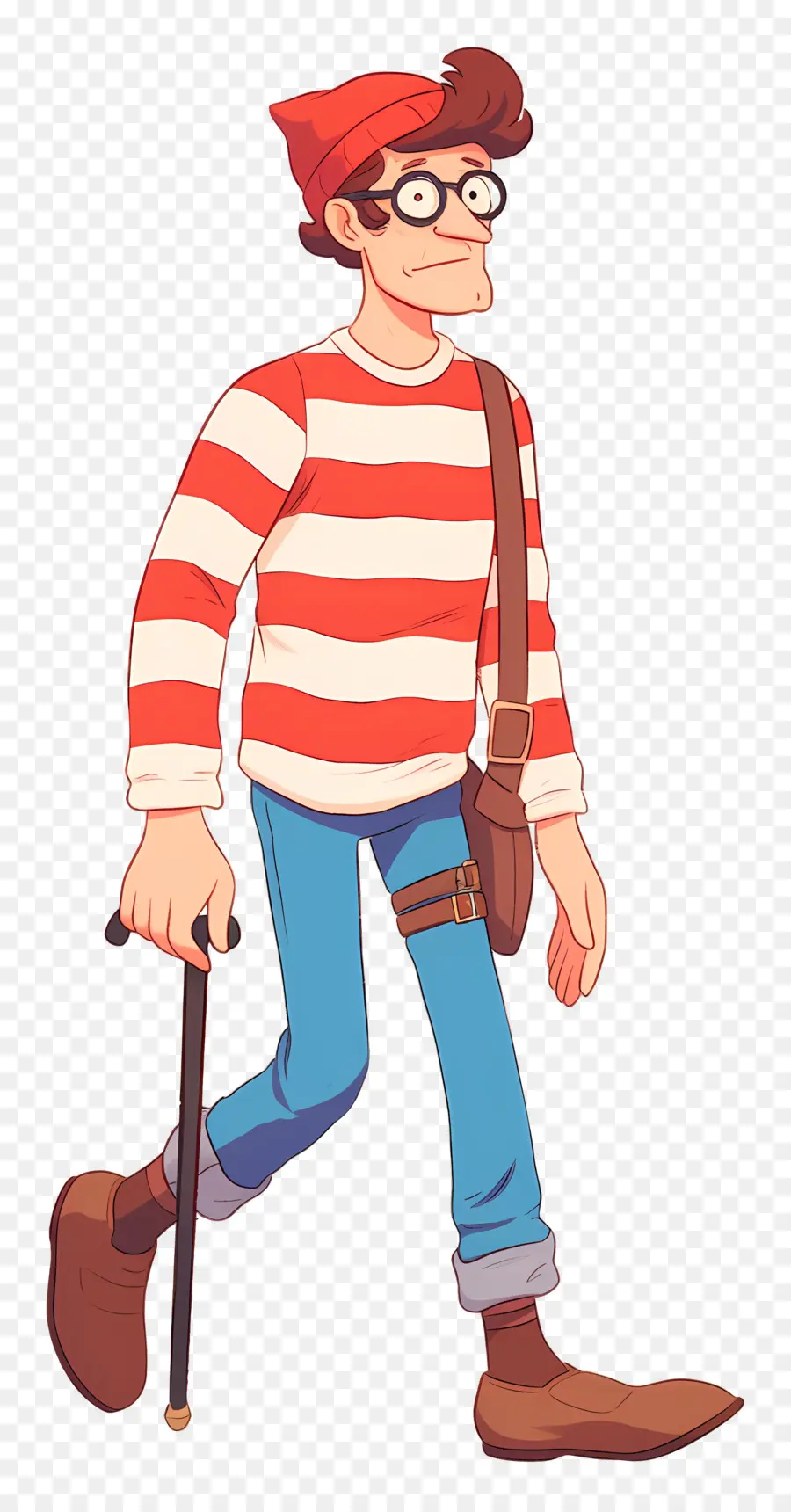 Waldo，Personaje De Camisa A Rayas PNG