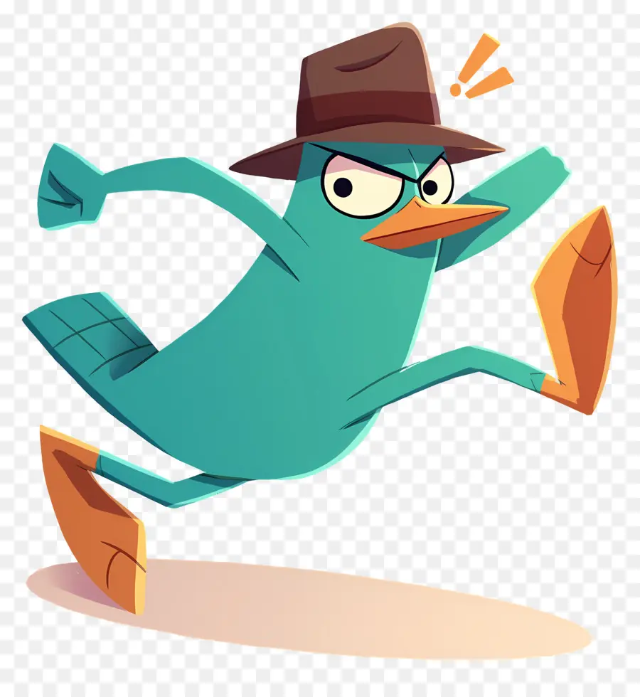 Perry El Ornitorrinco，Agente Ornitorrinco En Acción PNG