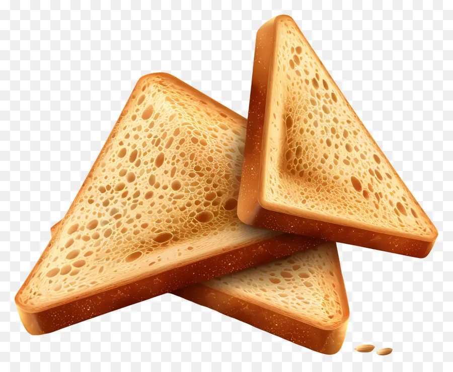 Pan Tostado，Rebanadas De Pan PNG