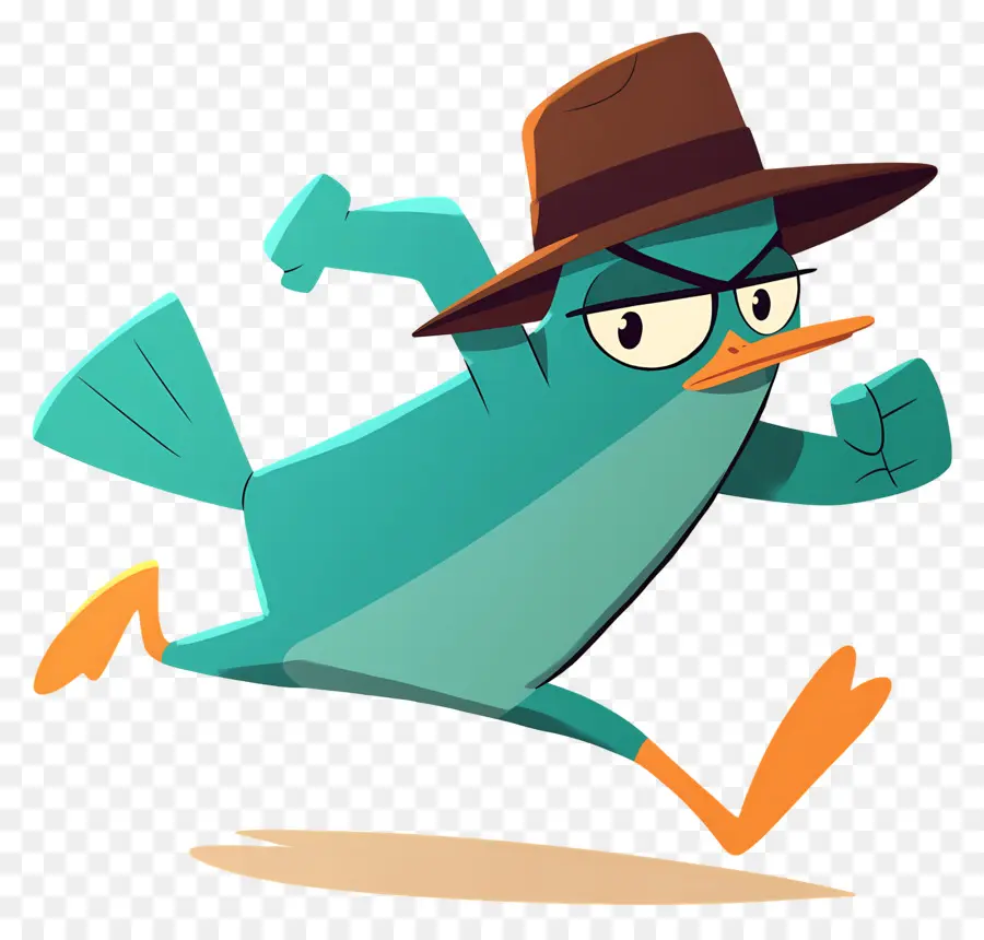 Perry El Ornitorrinco，Agente Ornitorrinco En Acción PNG