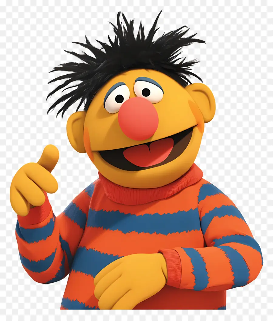 Ernie，Personaje De Dibujos Animados PNG