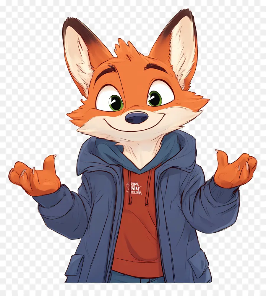 Nick Wilde，Zorro De Dibujos Animados PNG