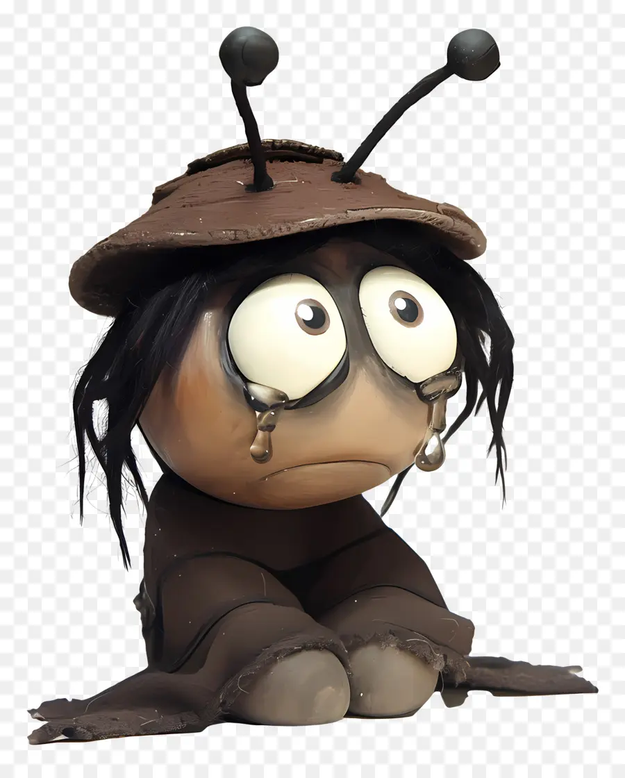 Memorias De Un Caracol，Personaje De Insecto Triste PNG