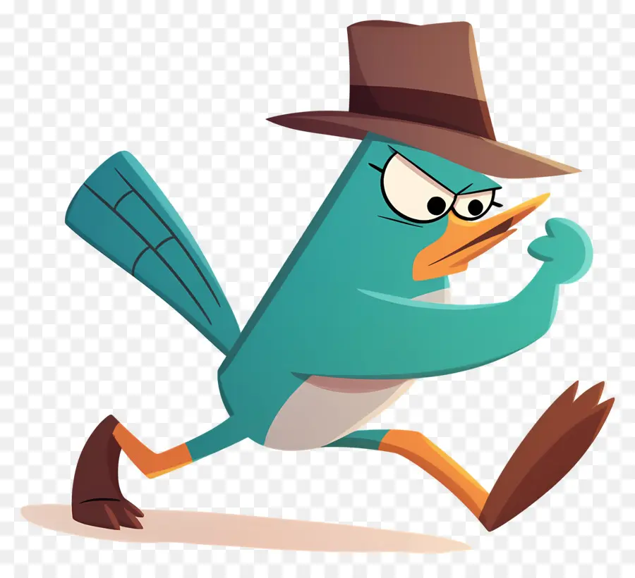 Perry El Ornitorrinco，Ornitorrinco Azul PNG