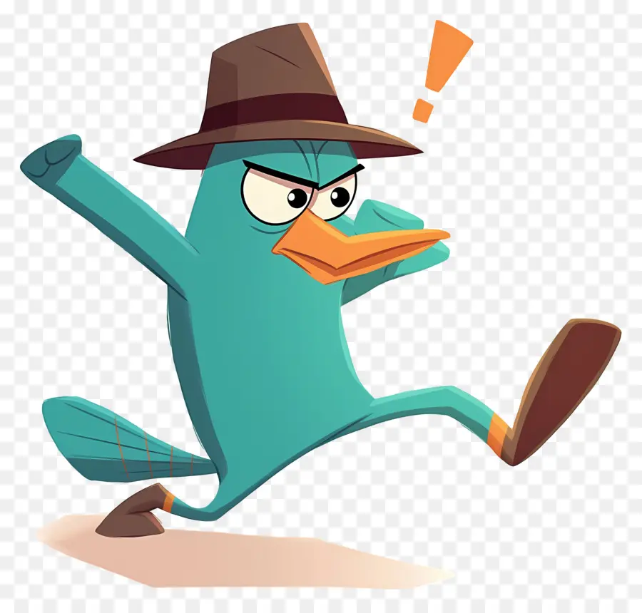 Perry El Ornitorrinco，Agente Ornitorrinco En Acción PNG