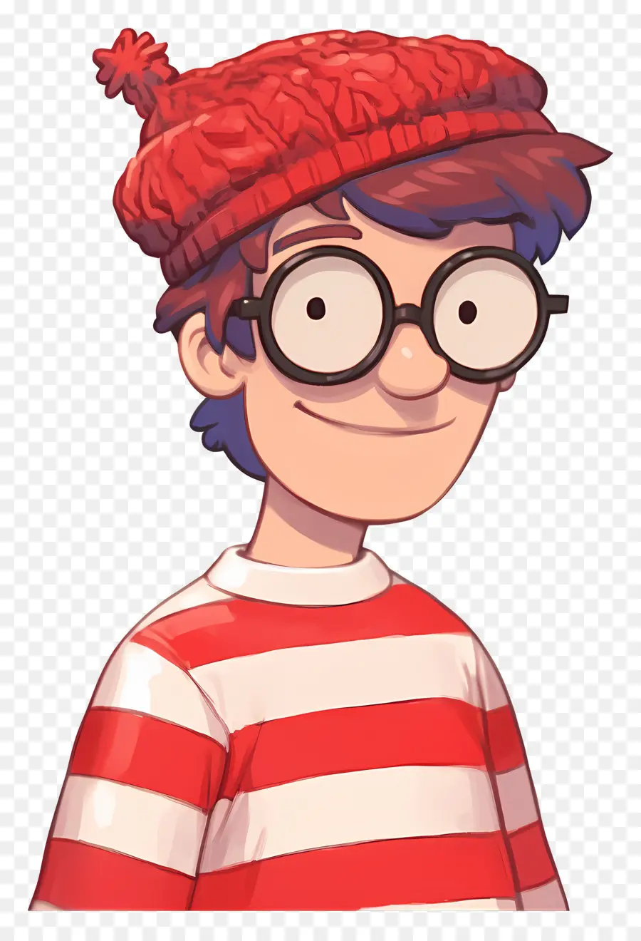 Waldo，Personaje De Camisa A Rayas PNG