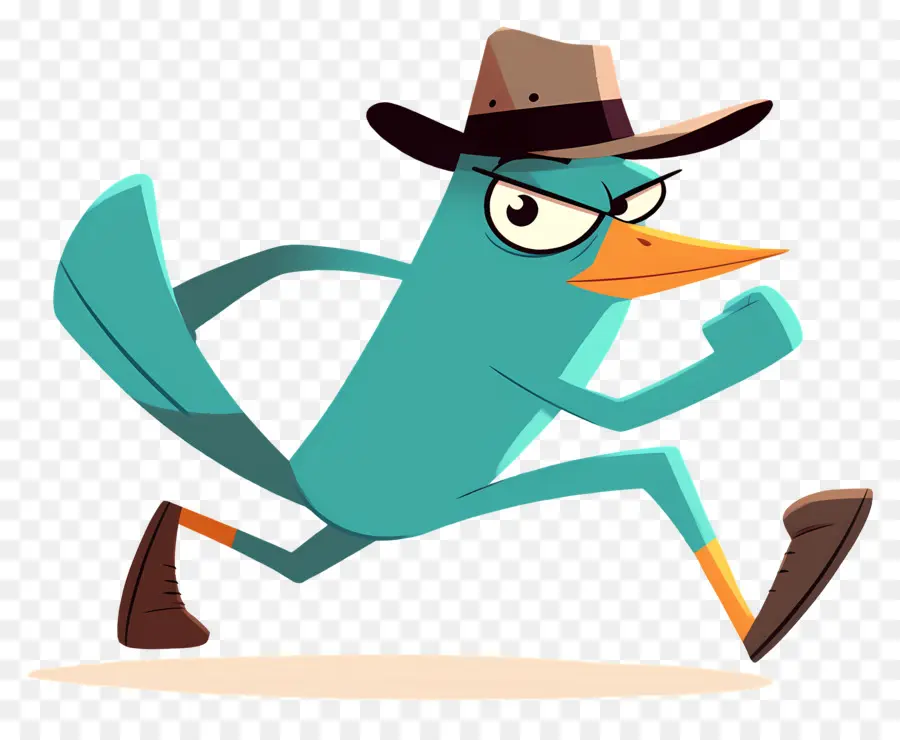 Perry El Ornitorrinco，Agente Ornitorrinco En Acción PNG