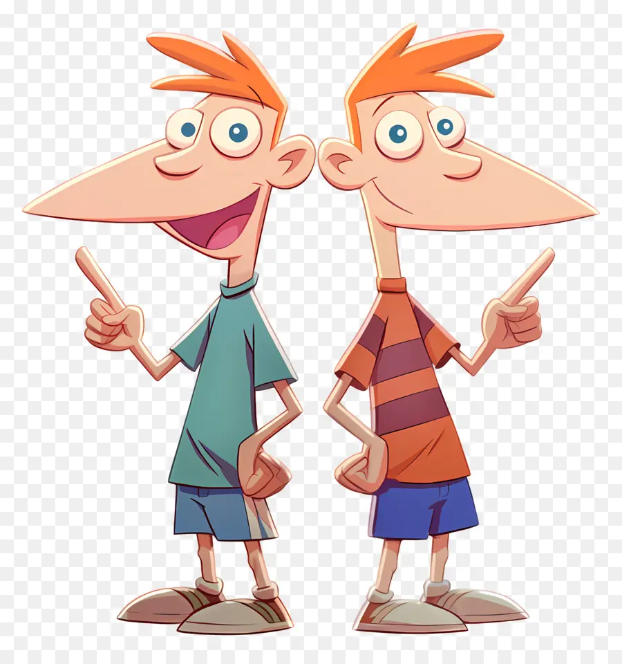 Phineas Flynn，Chicos De Dibujos Animados PNG