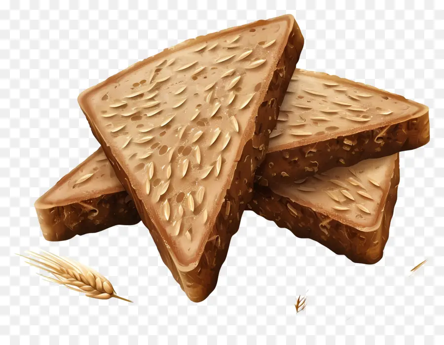 Pan Tostado，Rebanadas De Pan PNG