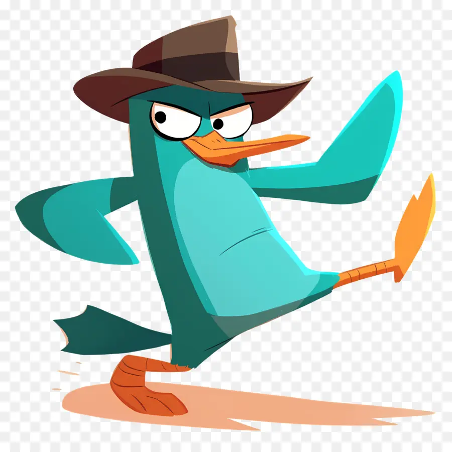 Perry El Ornitorrinco，Agente Ornitorrinco En Acción PNG