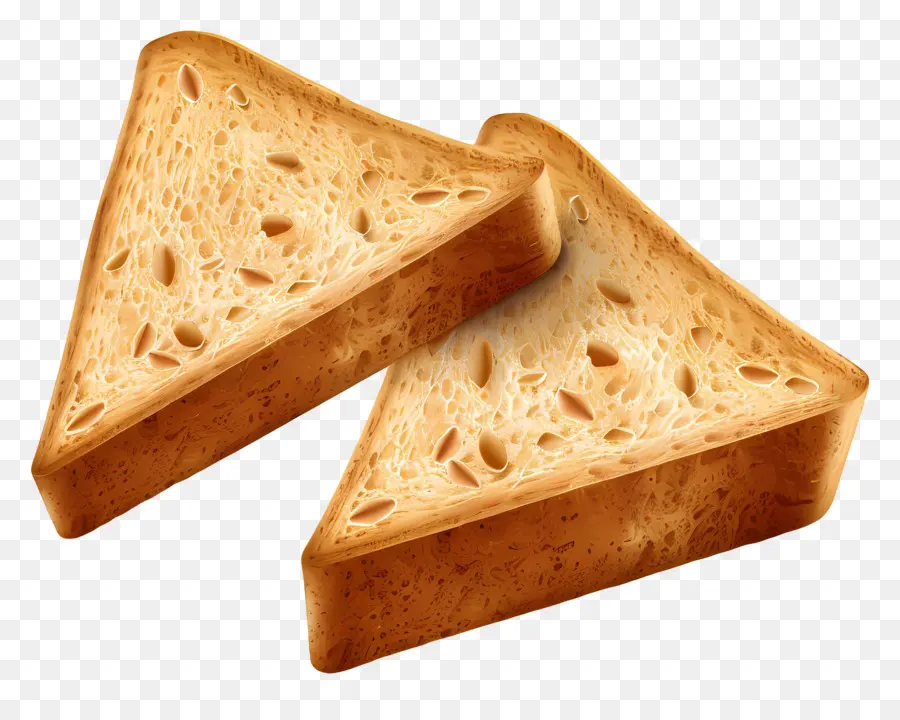 Pan Tostado，Rebanadas De Pan PNG